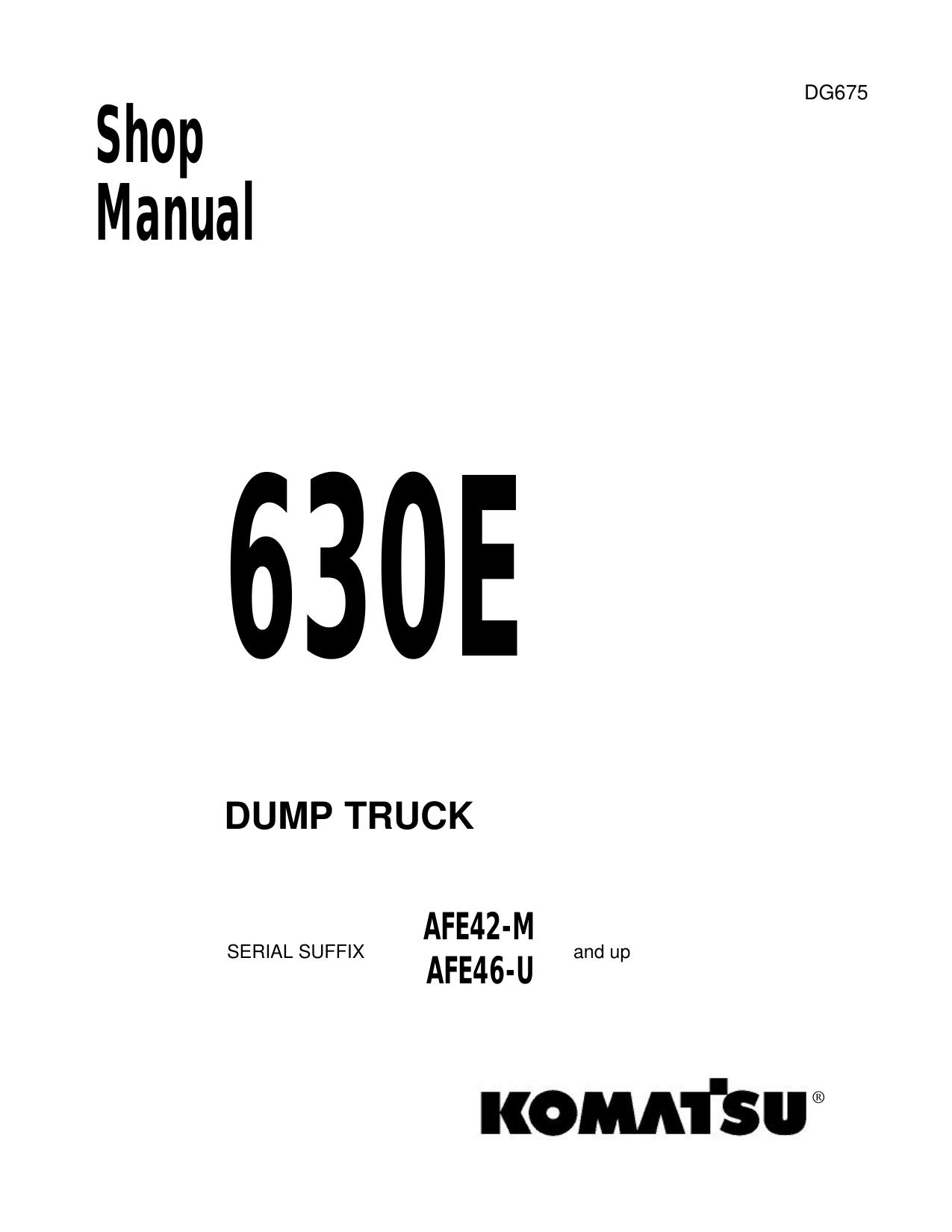 630E Shop Manual